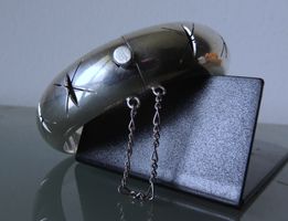 Moderner Silber 925 Armreif Vintage Mexico