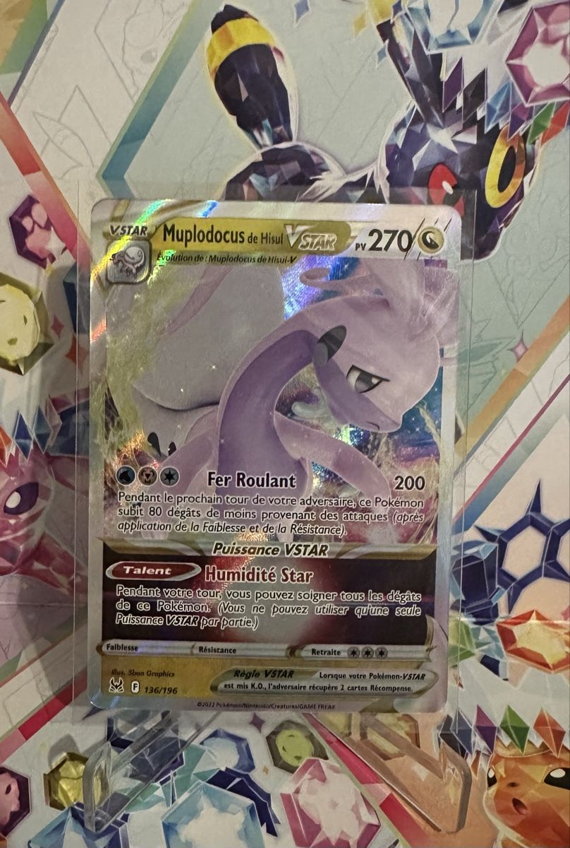 Pokémon Carte collezionabili: Pokémon Muplodocus de Hisui VSTAR FR  – Usato da Grand-Lancy venduto da Mario64