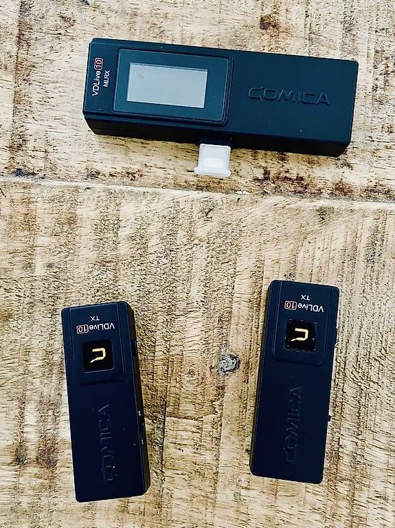 Microfoni: Comica Wireless Microphone für I-Pjone etc – Usato da Kriens venduto da Dwildstarmusik 2