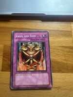 YuGiOh Karte Krug der Gier Fallenkarte 1. Auflage