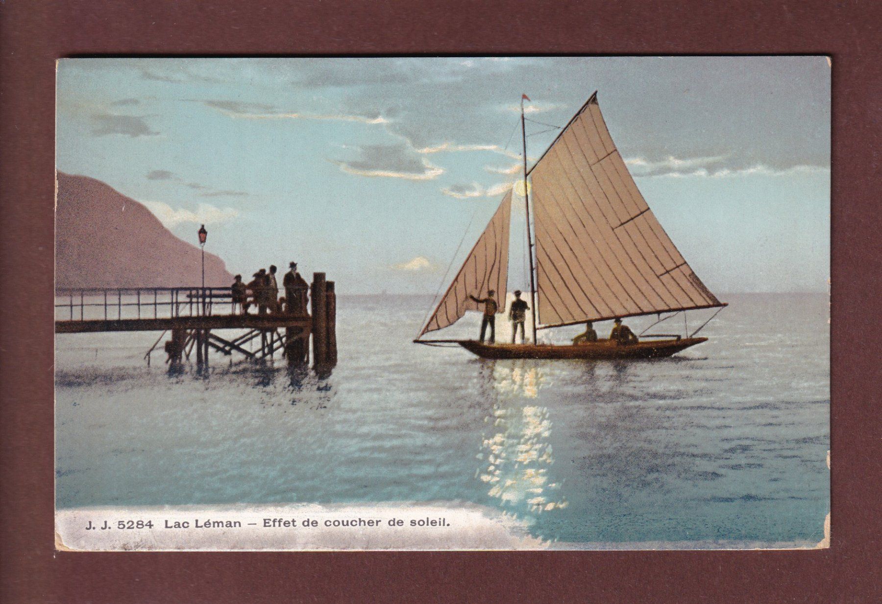 Cartoline postali: LAC LEMAN - Voilier – Usato da Pully venduto da nicecards-shop