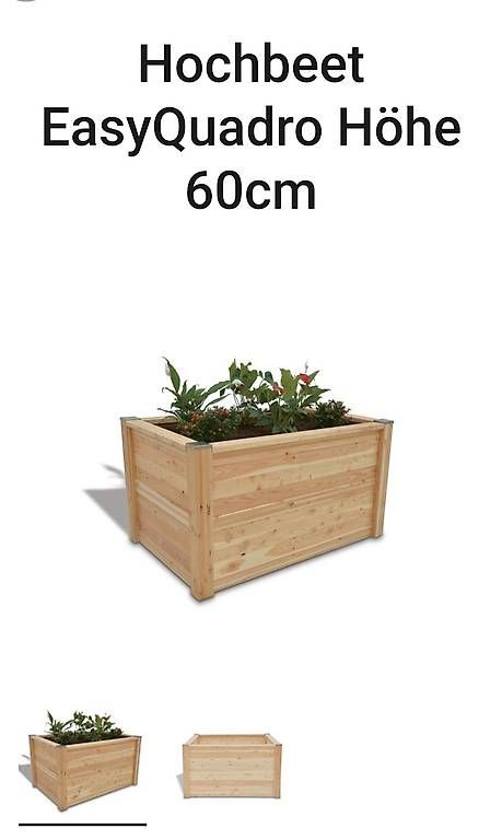 Blumentöpfe: Timberra Easy Quadro Hochbeet – Neu und originalverpackt aus Boll von BernerIn_89