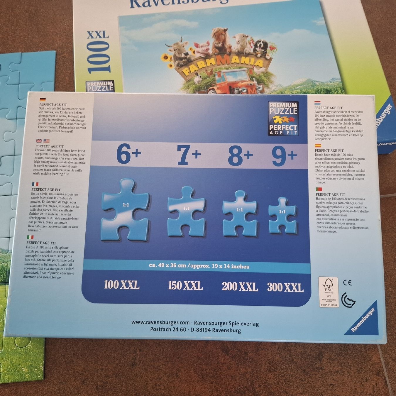 Ravensburger Puzzle: Ravensburger Puzzle 100 Teile Farm, Migros – Usato da Oftringen venduto da januarloch 3