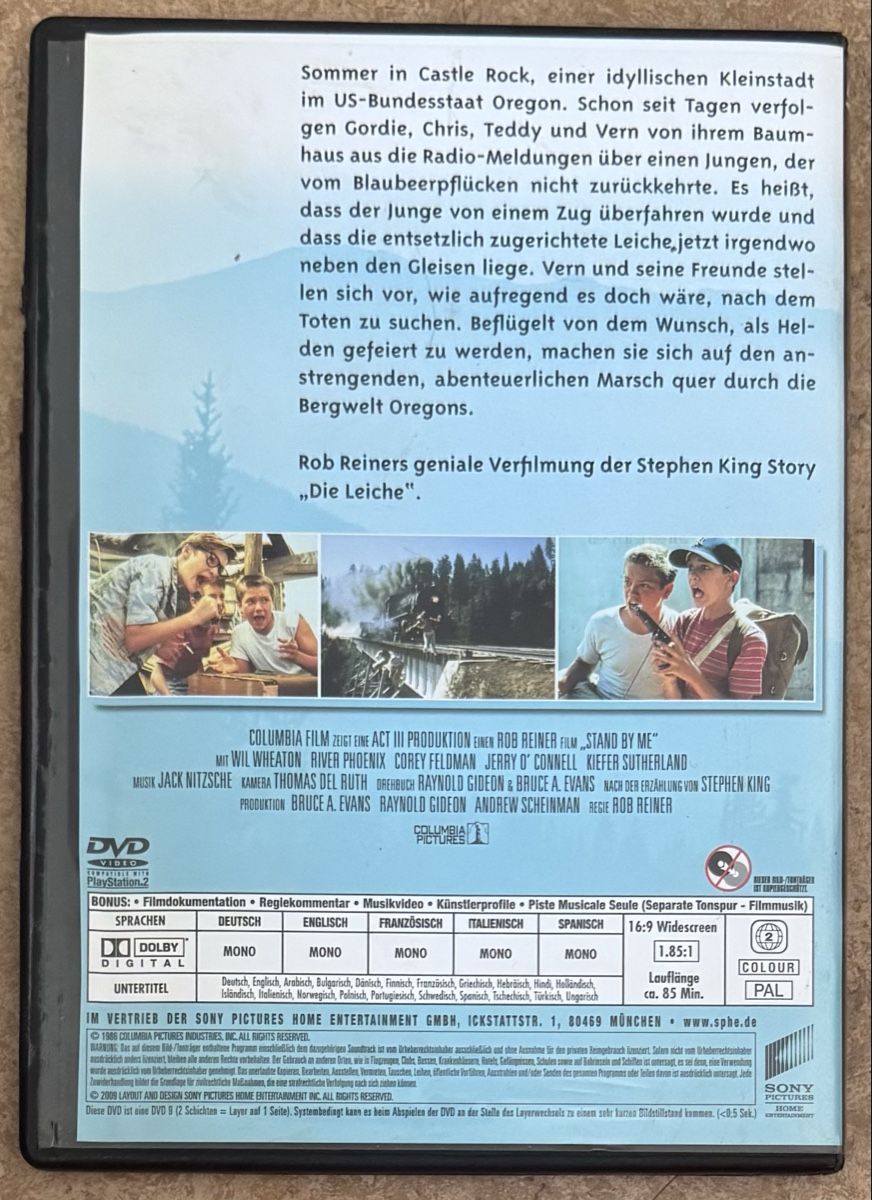 Tous les DVDs: STAND BY ME – Neuf (Voir description) à Dietikon par AndreaSch01 1