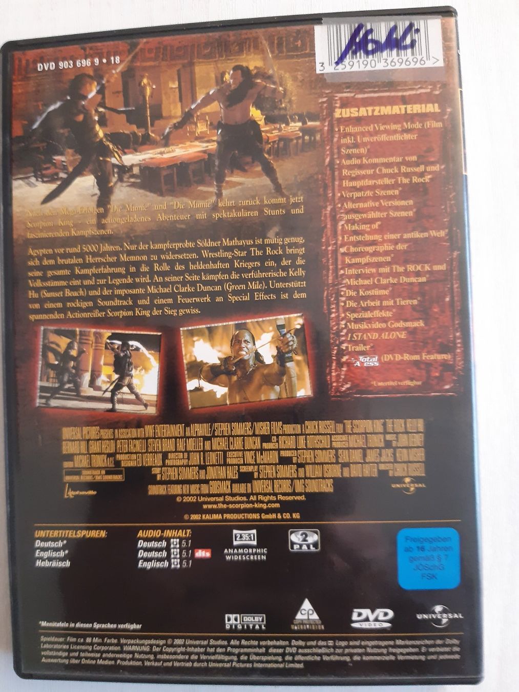 Tutti i DVDs: The Scorpion King – Usato da Domat-Ems venduto da nugipuff 1