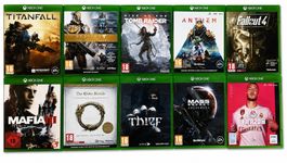 Xbox One Spiele Konvolut 10 Stk. guter Zustand