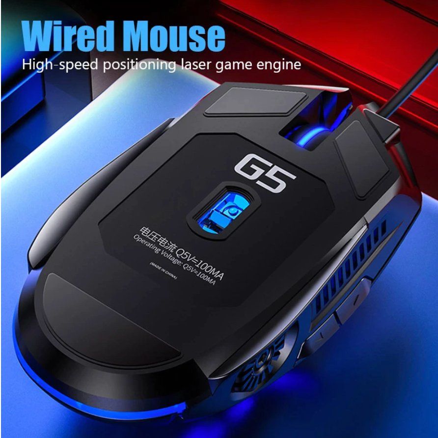 Mouse: E-Sport G5-Gaming Mouse – Nuovo e nell'imballaggio originale da Biberist venduto da ShopSoltan 2