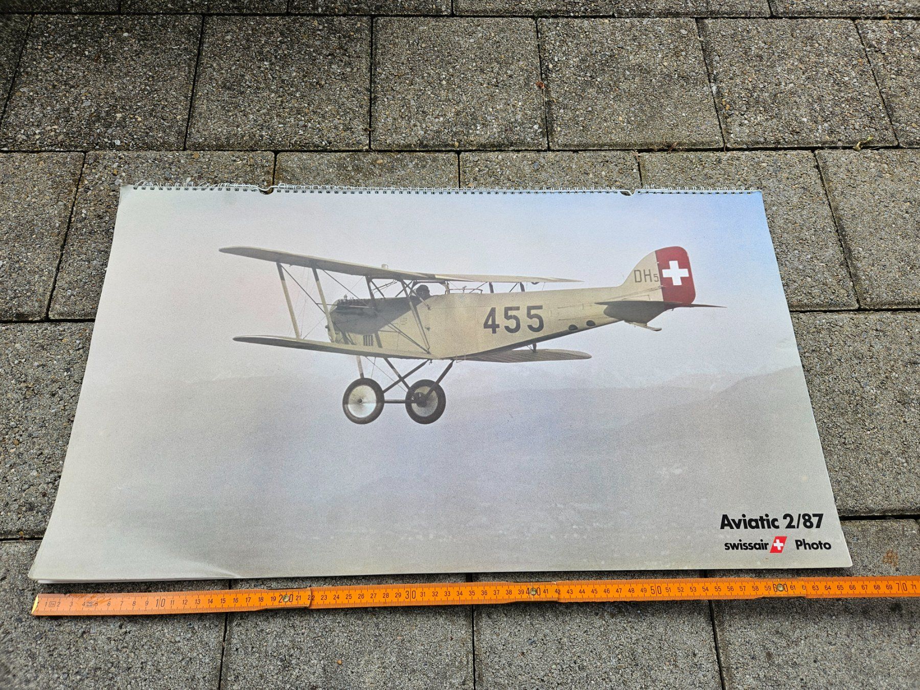 Calendari: 6 Stück Swissair Aviatic Kalender – Usato da Haslen GL venduto da Sandra40