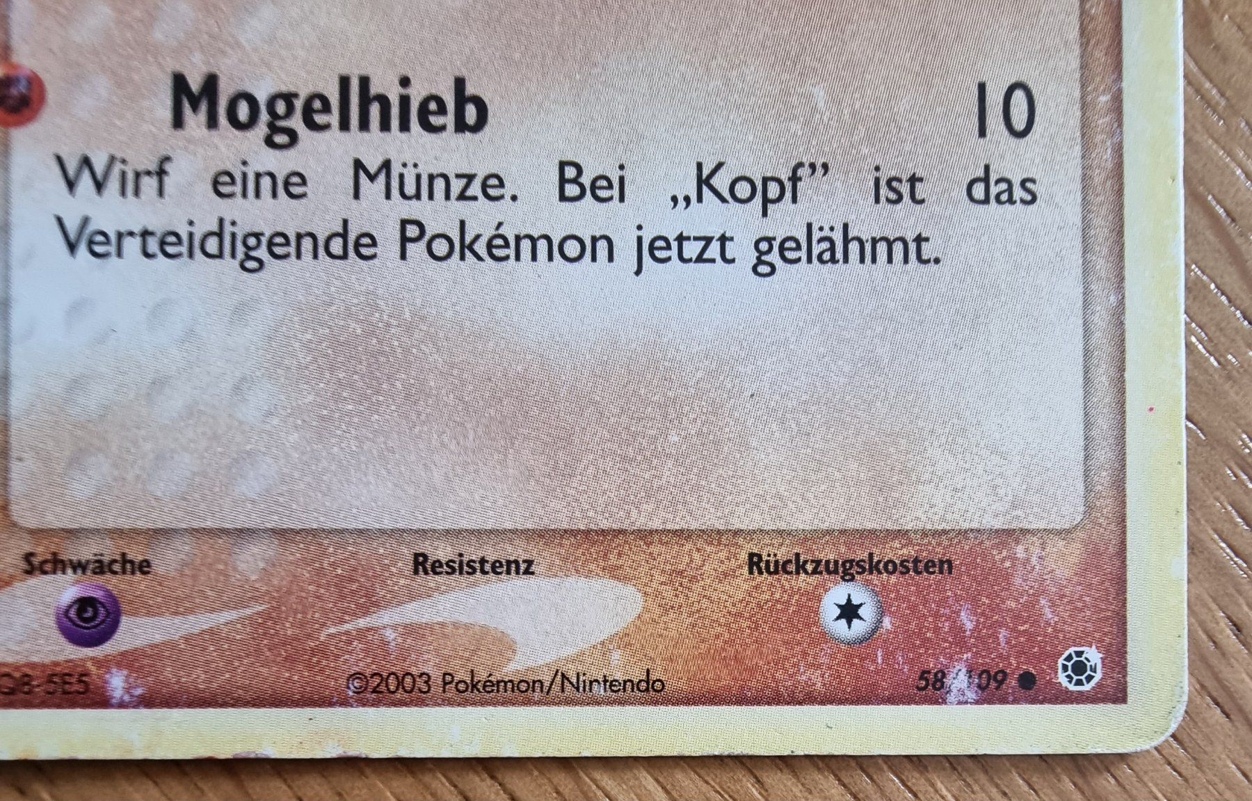 Pokémon Carte collezionabili: Pokémon Makuhita 2003 DE 58/109 – Usato da Roggwil BE venduto da S_Cards 1