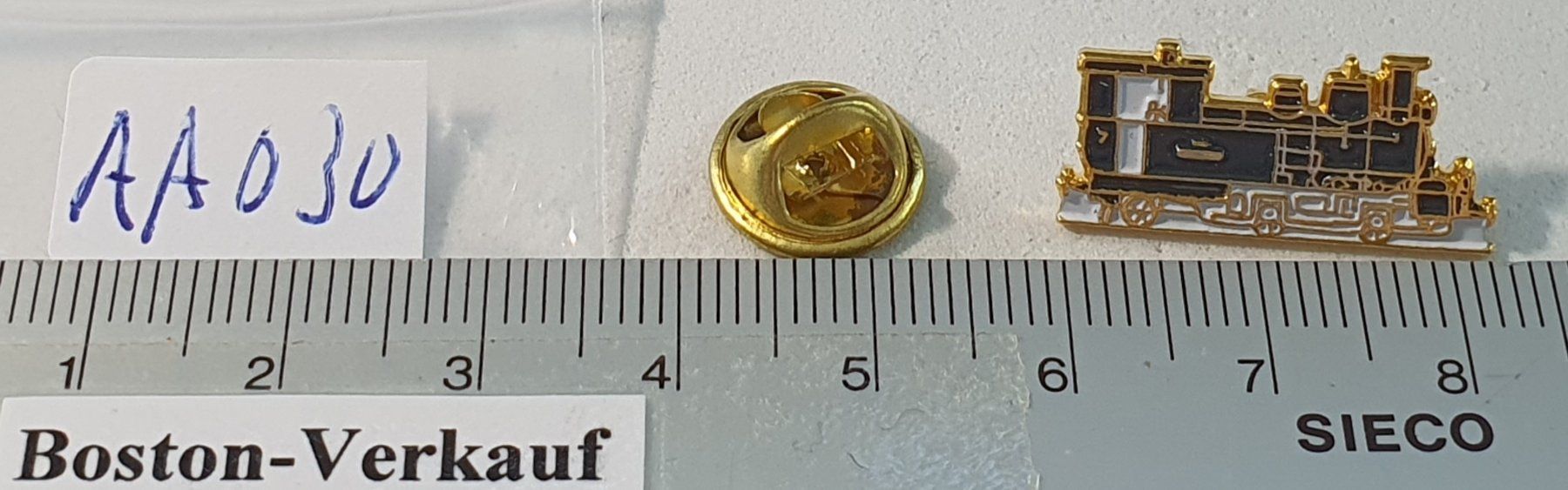 Placchette & Badge: AA030 - Pin Dampflokomotive 7 – Usato da Reinach BL venduto da Boston-Verkauf 1