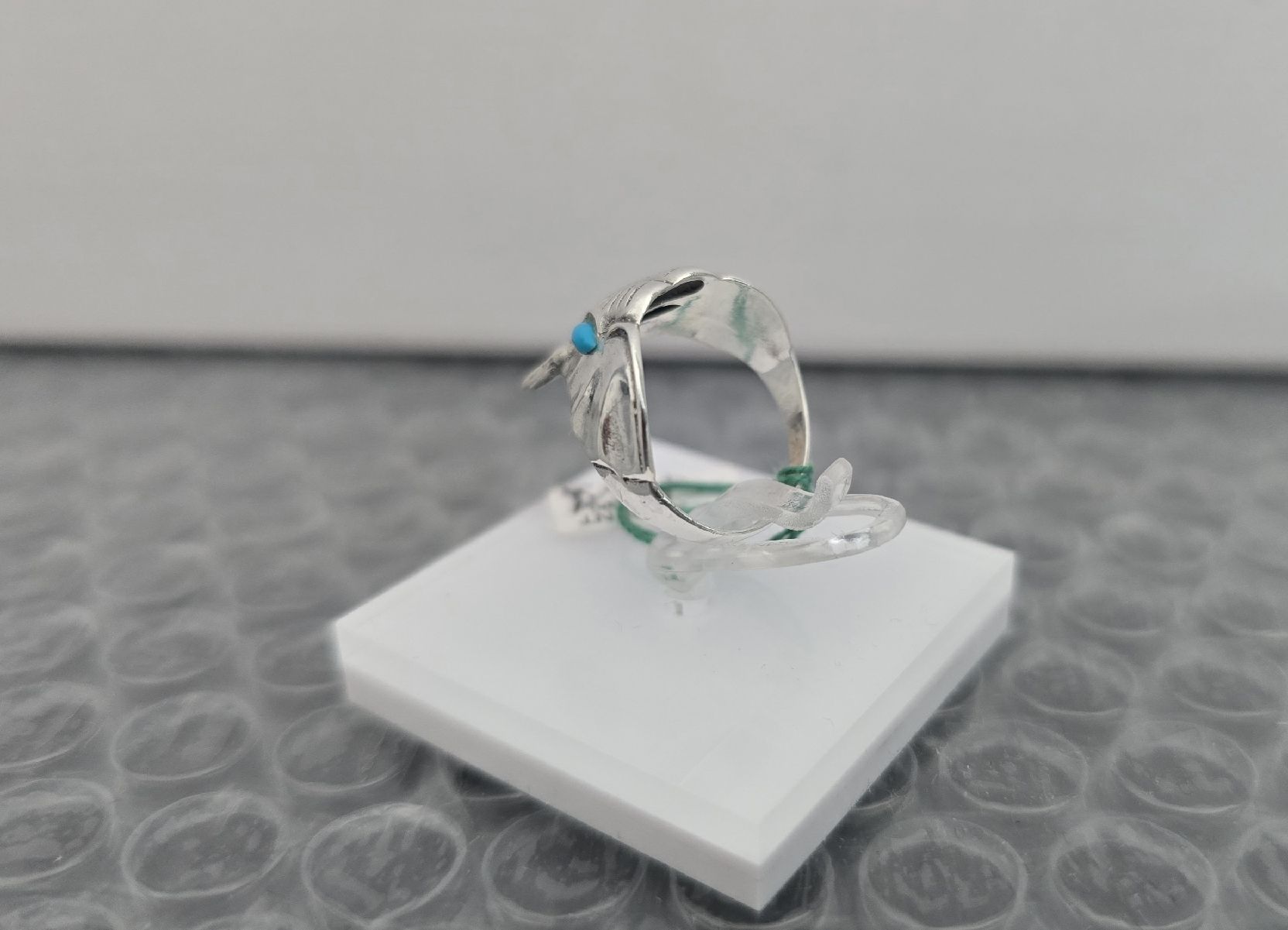 Anelli: Vintage Ring Glücksbringer "Türkis-Elefant" 925 Silber – Usato da Basel venduto da ALEXANDER4056 4
