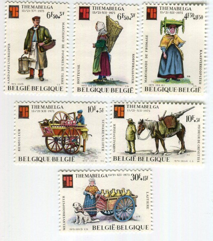 Alle Briefmarken: Briefmarken "Berufe". Belgien. – Neu und originalverpackt aus Basel von Butsch5