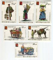 Briefmarken "Berufe". Belgien.