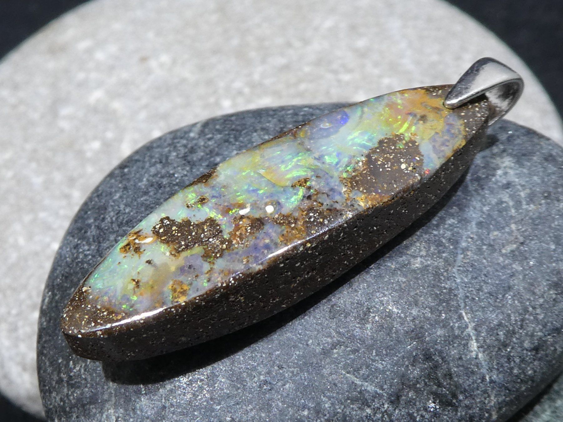 Ciondoli: Boulder Opal Anhänger. – Nuovo (secondo la descrizione) da Niederbüren venduto da Raphael014 3