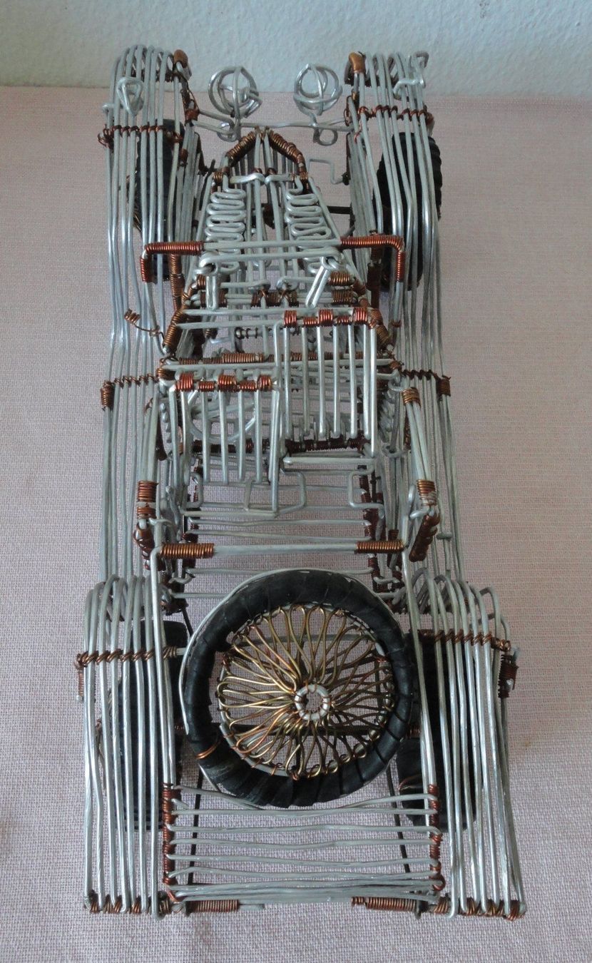 Kit di modellismo & Modellini statici: Auto/Drahtauto Oldtimer aus dickem Draht, Länge = 36cm – Usato da zürich venduto da parts5060 4