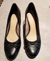 Elegante, schwarze Damenpumps Leder von Minozzi, Gr. 40