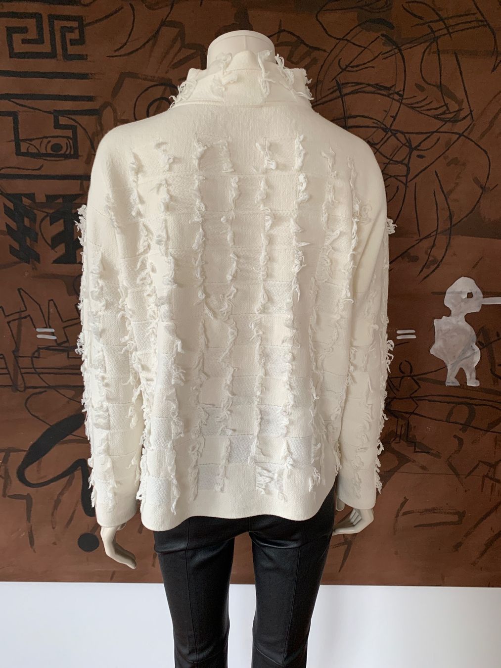 Akris Maglioni & Felpe: AKRIS-Exklusiver Pullover mit Fransen, 100% Kaschmir-NP 1990 – Nuovo (secondo la descrizione) da Luzern venduto da designluzern 3