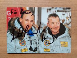 Original Autogramme Bertrand Piccard / Brian Jones