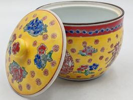 Porzellan, Zuckerdose, Chinesische Vase / Design