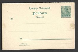 Deutsches Reich 1 Postkarte