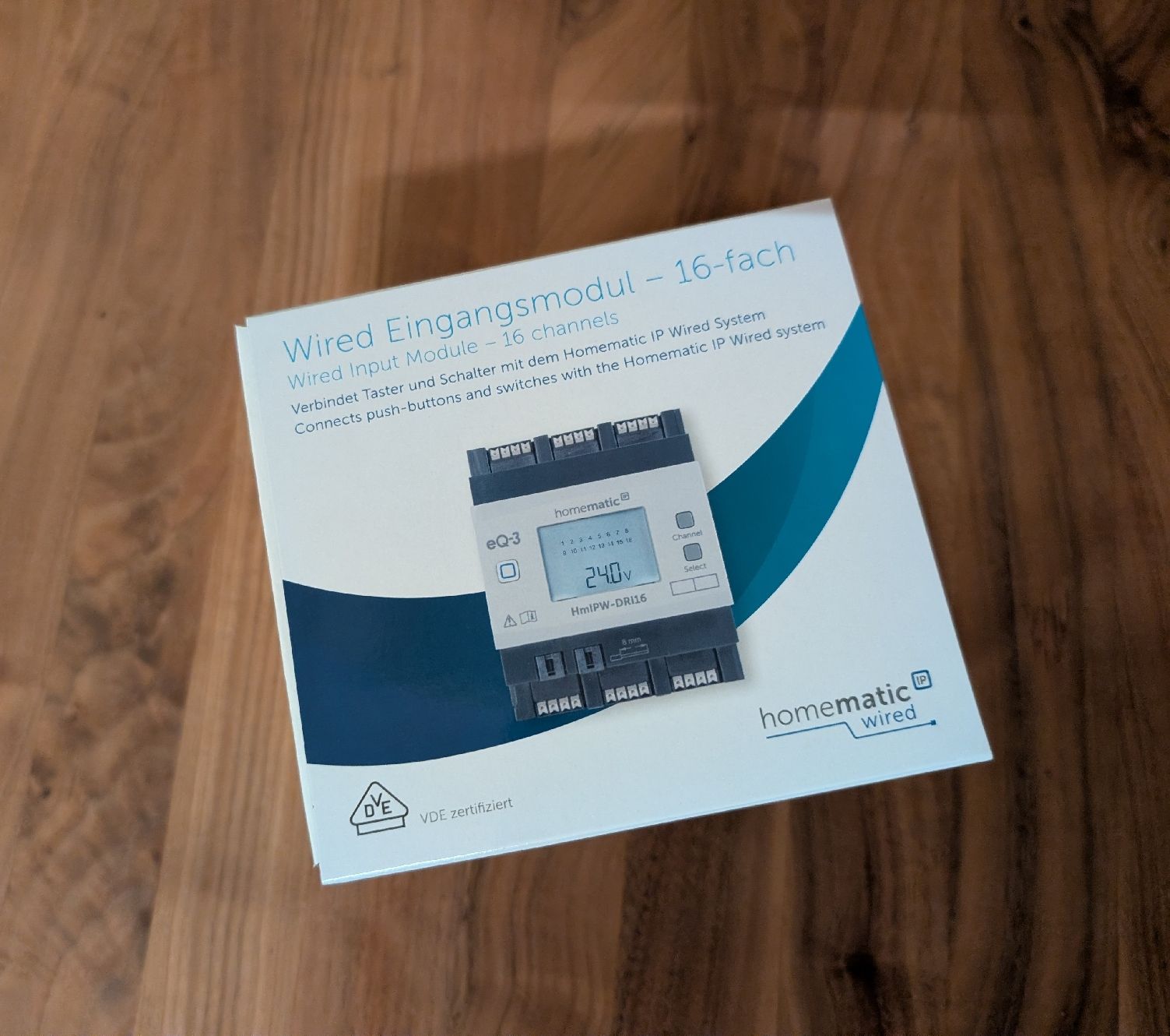 Homematic Sistema di controllo: Homematic Wired Eingangsmodul 16-fach HmIPW-DRI16 – Nuovo e nell'imballaggio originale da Grüt (Gossau ZH) venduto da roflloler