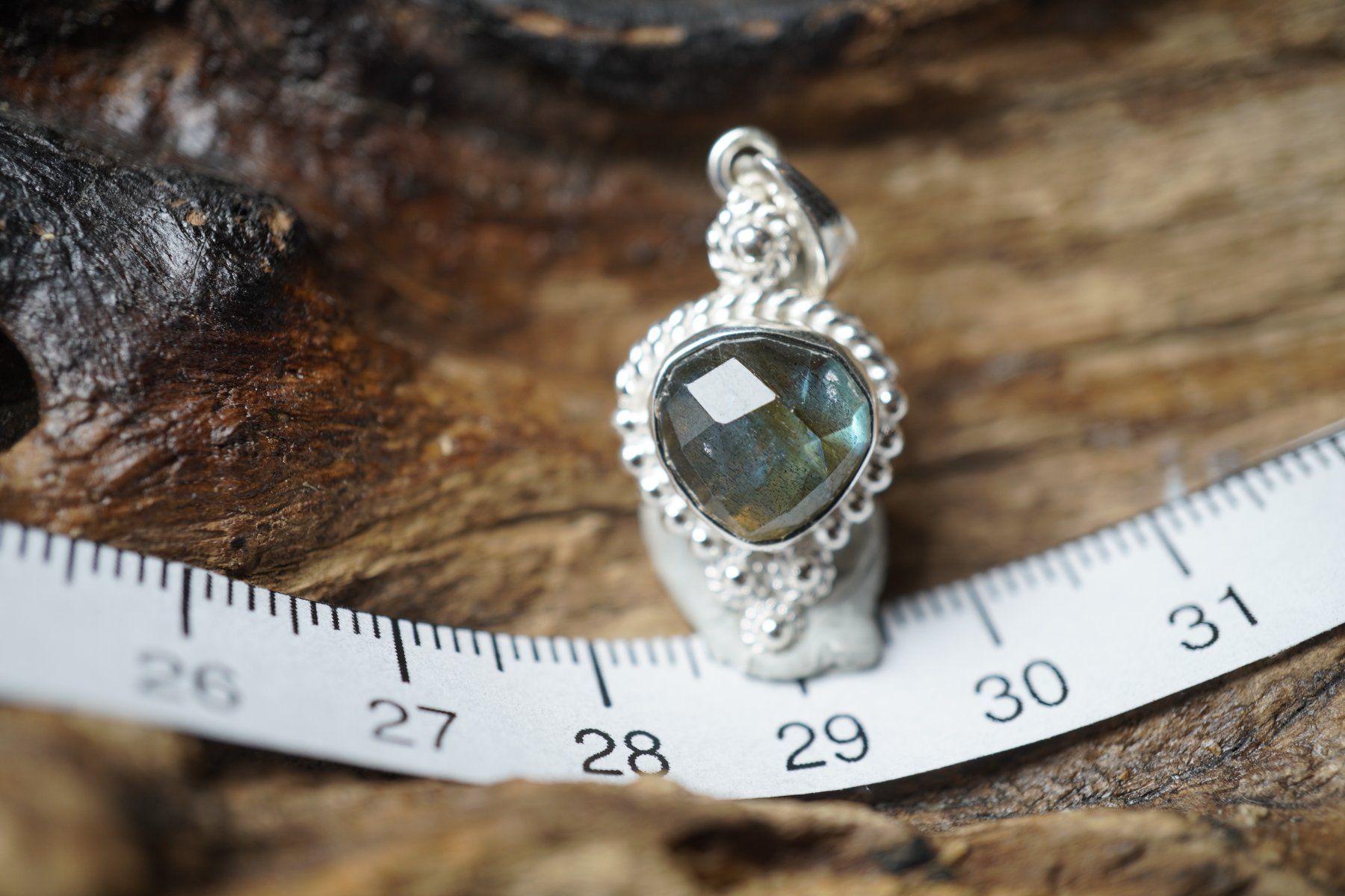 Ciondoli: Labradorit    Facettiert    Anhänger   925 Silber – Nuovo e nell'imballaggio originale da Balgach venduto da top_silver 4