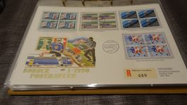 FDC 1990 Luxusbrief Sonderpostmarken 1/1990
