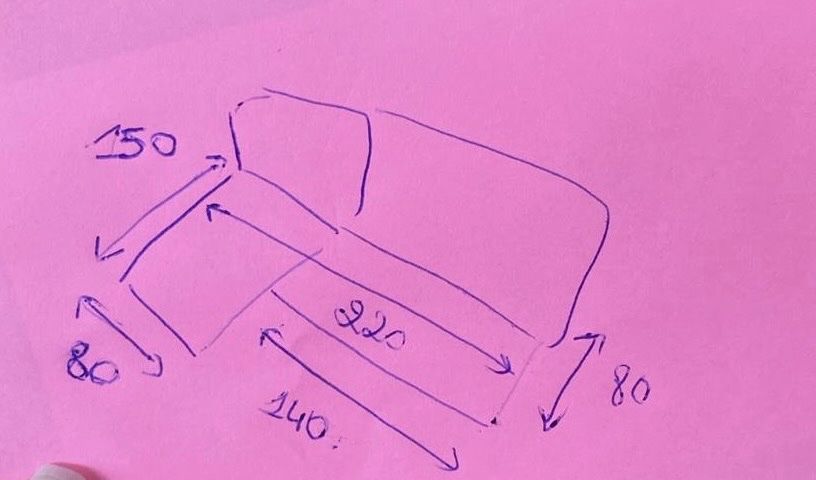 Sofas: Bequemes Ecksofa 220 cm – D'occasion à Therwil par Kaufi5 2