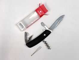 Swiza Taschenmesser schwarz mit Werkzeugen neu in OVP
