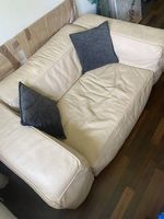 Canapé Edra by Francesco Binfaré 2 pl. cuir beige