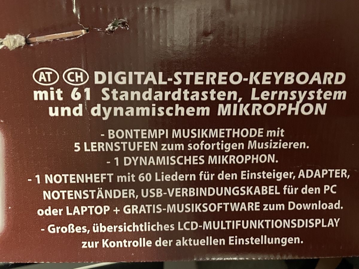 Strumenti musicali: Keyboard – Usato da Matten(St.Stephan) venduto da hjkl000 5