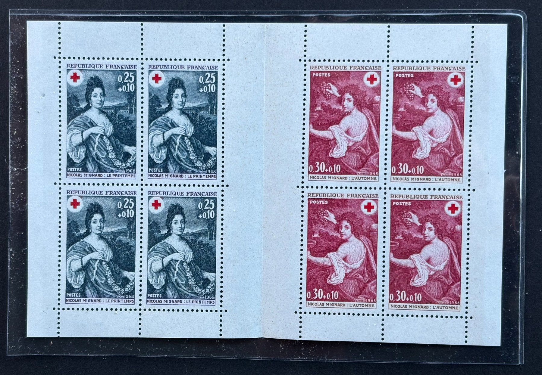 Tutti i francobolli: 4ER BLOCKS FRANKREICH – Usato da Ostermundigen venduto da crazy-horse-1840