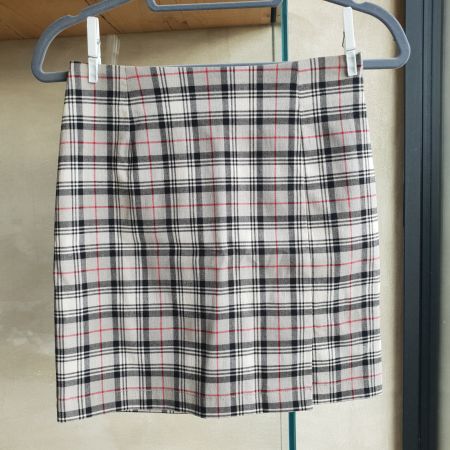 🐸 TARTAN SCHOTTENMUSTER MINIJUPE 34/36 Minirock Rock Jupe