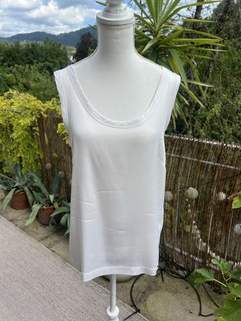 Sommertop von Hemisphere Gr. S, 92% Seide - Neuwertig!