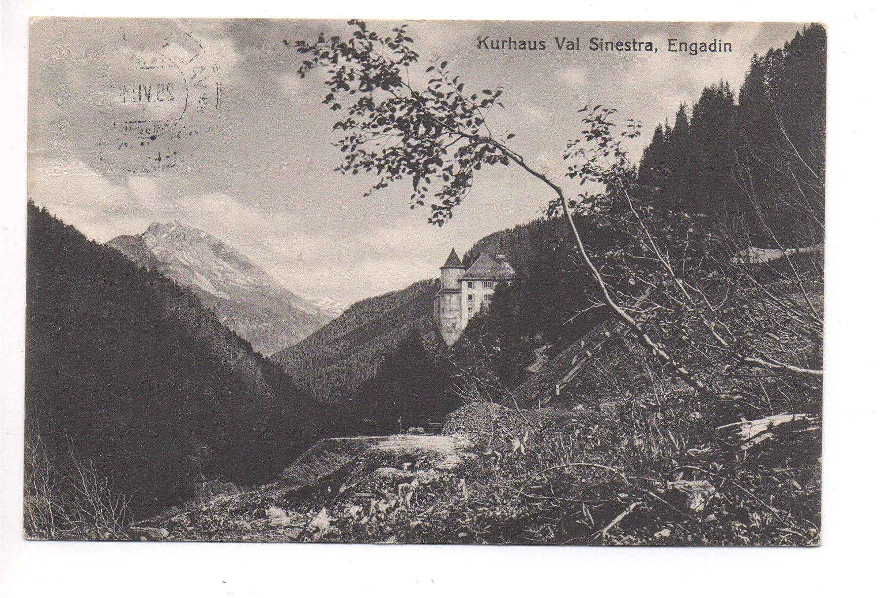 Cartoline postali: VAL SINESTRA Kurhaus – Usato da Jona venduto da philajona