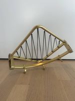 Vintage Wand-Klapphaken / Hut- & Jackenhalter Gold