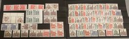 Deutschland 1964 posfrisches Lot Bauwerke; 10 Sätze u.a.