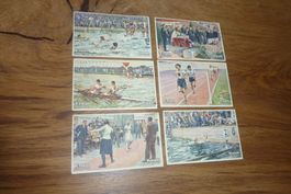 Sammelbilder,antik,Olymp.Spiele,1928,Amsterdam,Werbung,Erdal