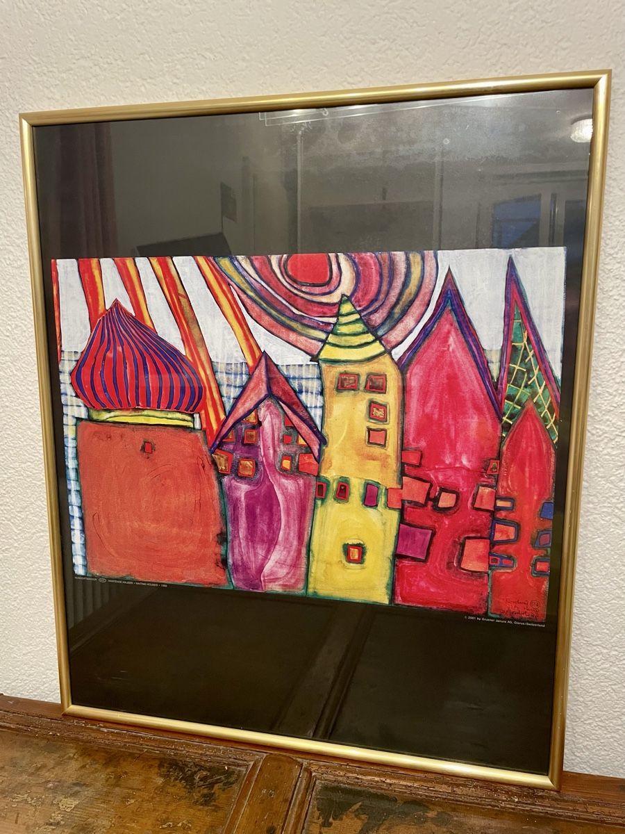Foto & Immagini: 5 Hundertwasser-Kunstdrucke, gerahmt - Set – Usato da Wallisellen venduto da Raspberrypi 3
