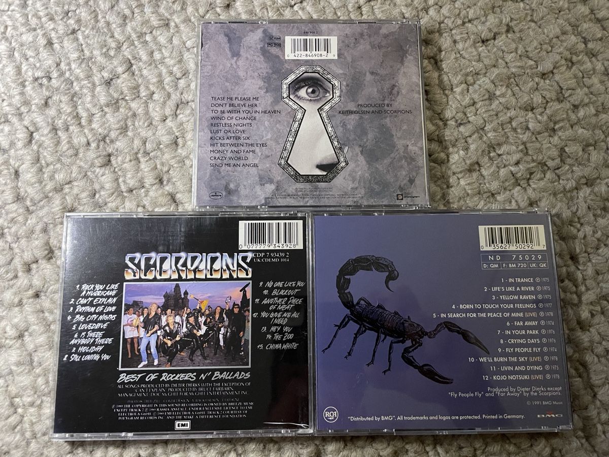 CD: 3x Scorpions  – Usato da Reinach AG venduto da trigger7811 2