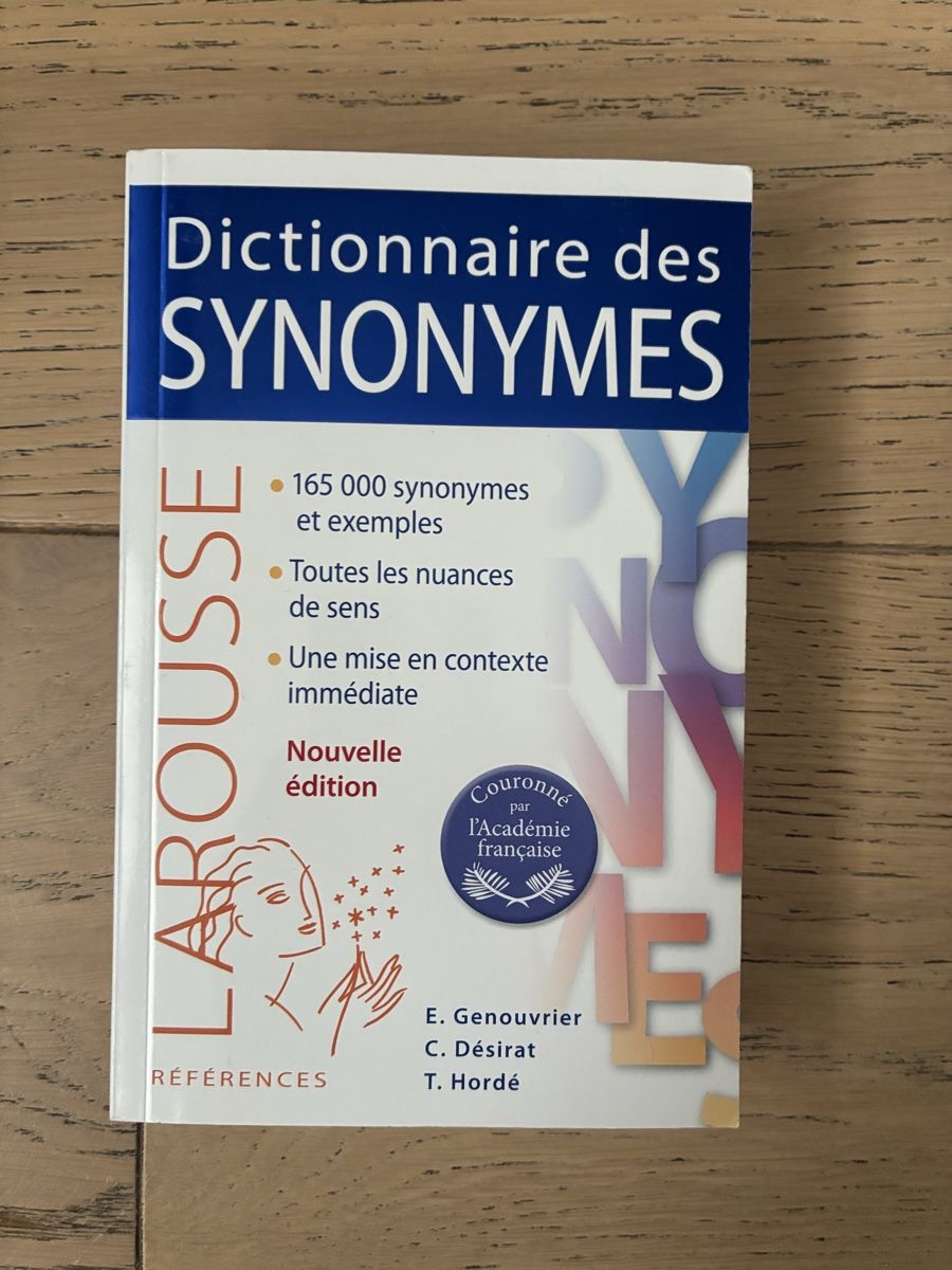 Libri: Dictionnaire des synonymes, Larousse – Nuovo (secondo la descrizione) da Bulle venduto da ste_t2ng