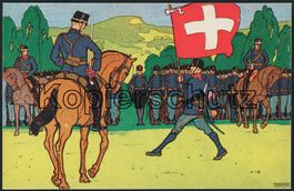 1914/18 - Schweiz - Militär - Postkarte - 1. Weltkrieg