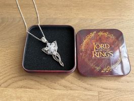 Herr der Ringe Arwen Abendstern Kette silber ungetragen