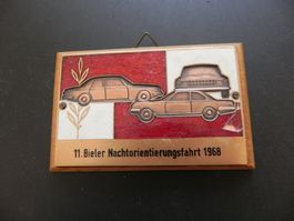 Medaille Biel Bienne Nachtorientierungs Fahrt 1968