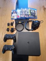 PS4 inkl. Controller, Spiele und Headset