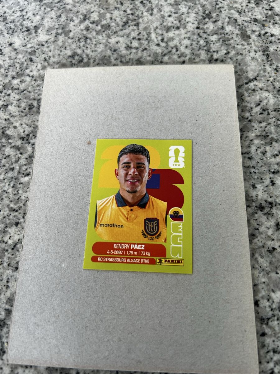 Panini Carte collezionabili: Panini WM 2026 ECU 11 Kendry Paez – Nuovo e nell'imballaggio originale da Kestenholz venduto da xara03