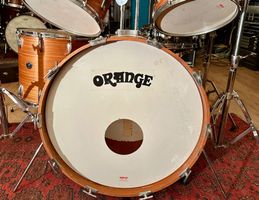 ORANGE Vintage Schlagzeug Set 70er