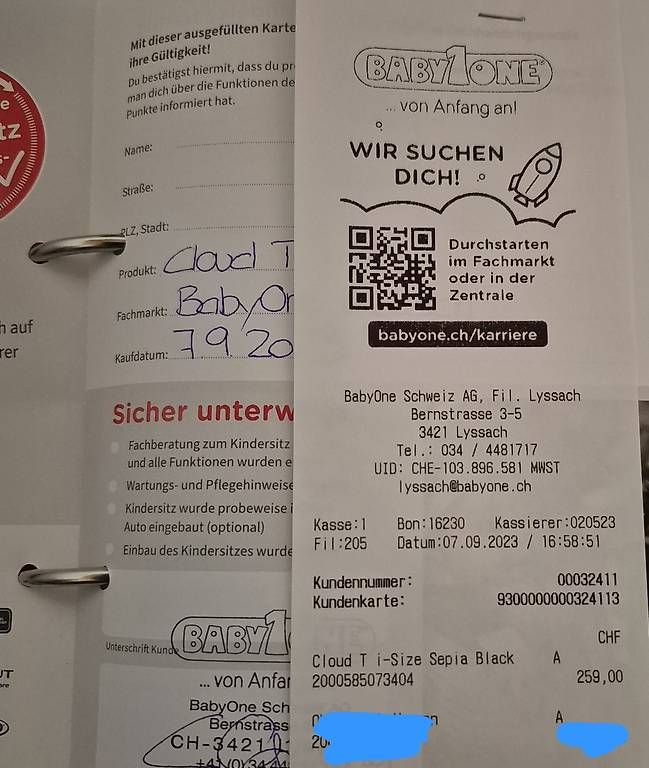 Cybex Seggiolini per auto: Maxi Cosi von CYBEX Cloud T i-Size – Usato da Düdingen venduto da RebeccaR01 2