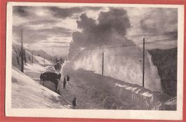 RhB Berninabahn - Schneeschleuder-Maschine bei Alp Grüm 1923