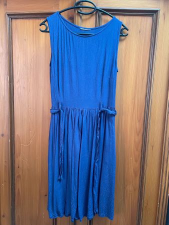Sommerkleid Blau Ärmellos / Grösse S